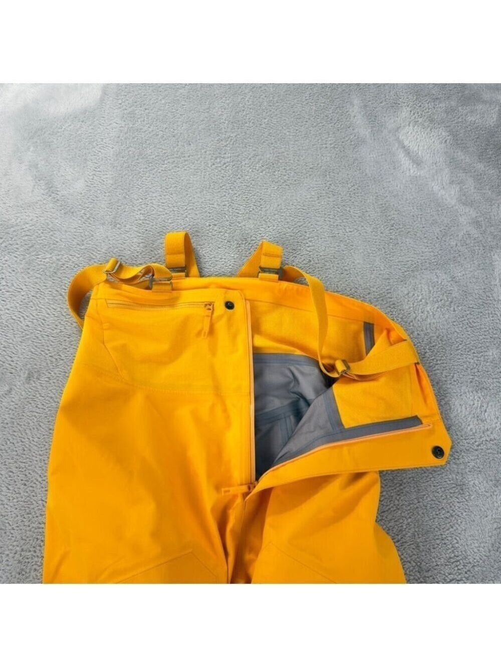Arc'teryx NWT Women's Size 0 Rush Gore-tex Bib Pants Yellow Gorpcore 5898 Model - Picture 10 of 16